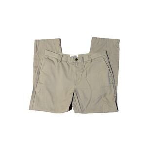 Amazon Essentials Straight Leg Chinos Mens Size 38 x 30 Khakis Dress Pants Tan